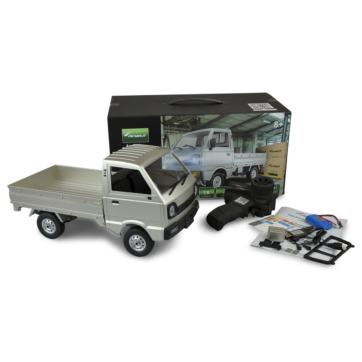 Amewi RC Auto Pritschenwagen Kei Truck LiIon Akku 500mAh/14+