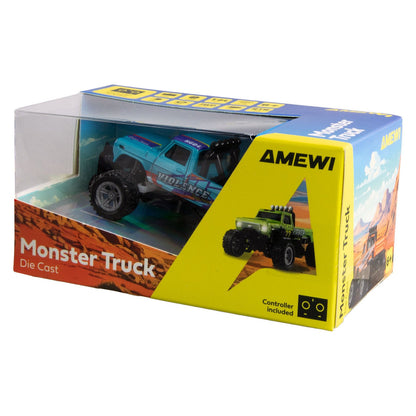 Amewi RC Monstertruck DieCast 1:64 RTR blau /6+