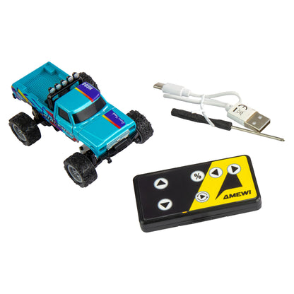 Amewi RC Monstertruck DieCast 1:64 RTR blau /6+