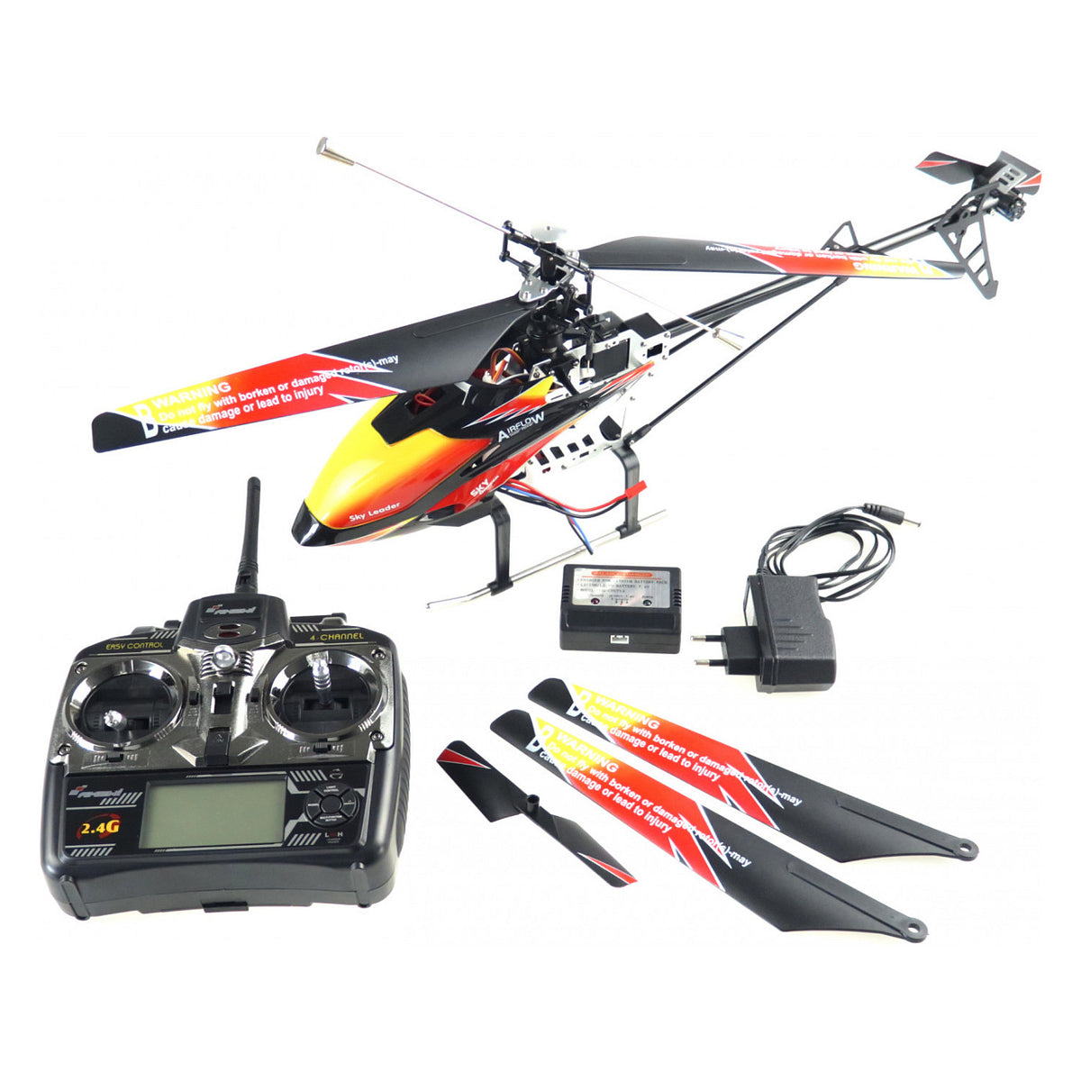 Amewi RC Helikopter Buzzard Pro XL V2 Li-Po Akku 1500mAh/14+