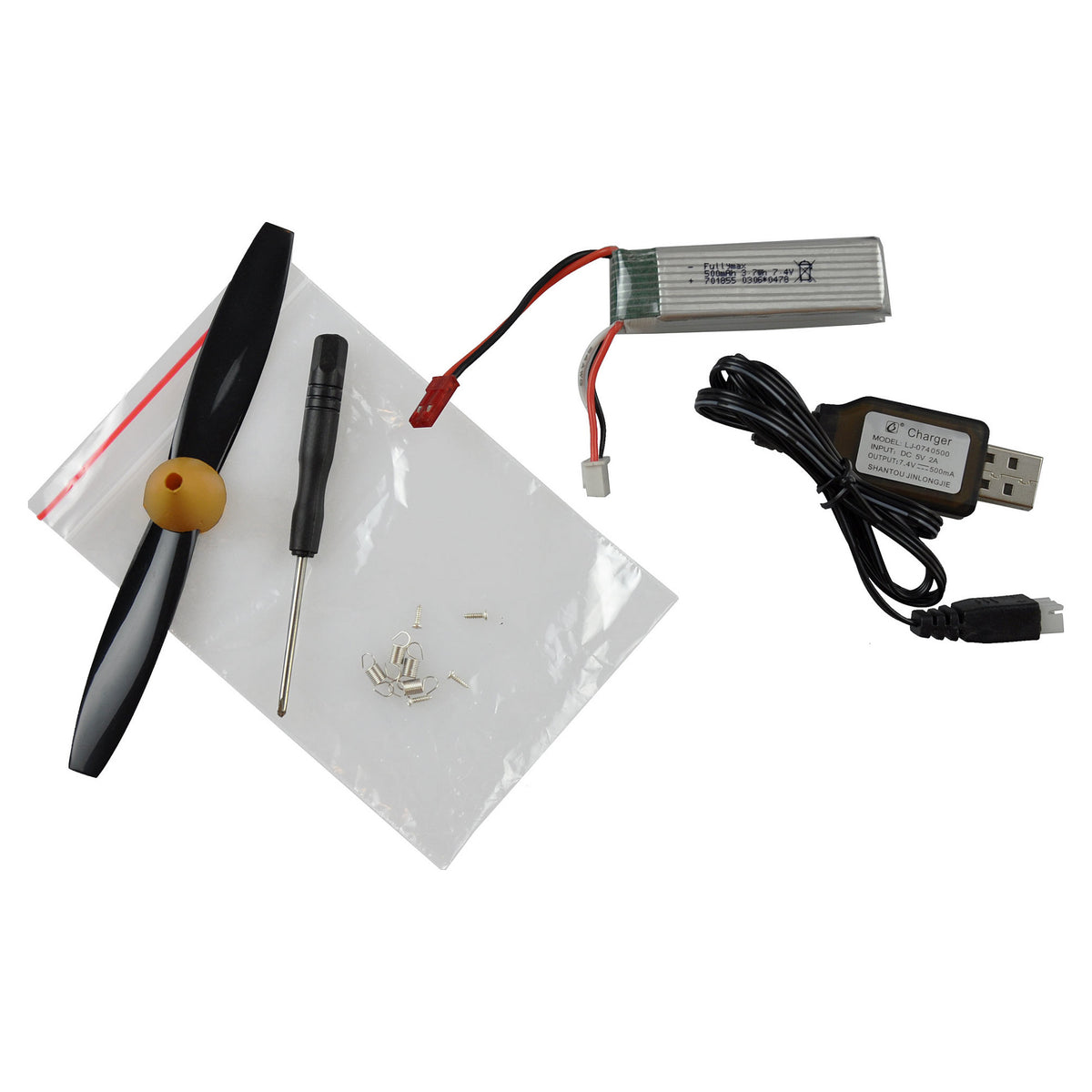 Amewi RC Flugzeug Skylark Li-Po Akku 500mAh/14+