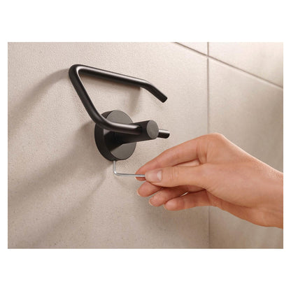 tesa Toilettenpapierhalter MOON schwarz