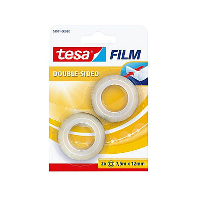Tesa Doppelseitiges Klebeband 7,5m x 12mm