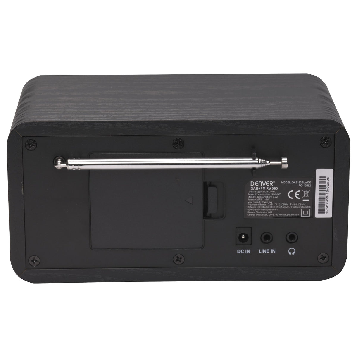 Denver DAB-30 Schwarz