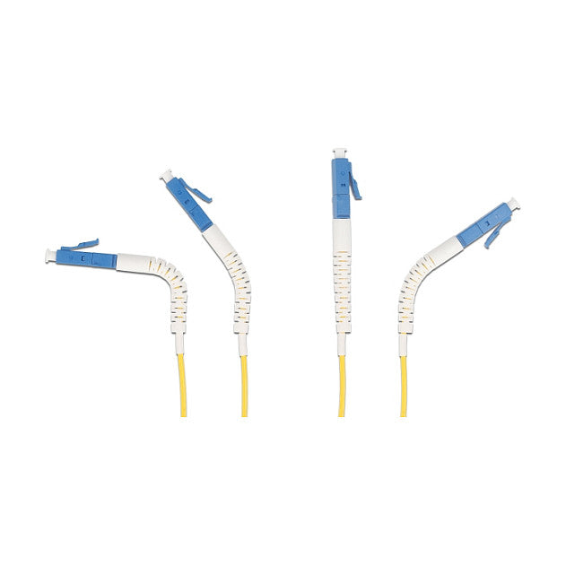 LWL Kabel LC Duplex zu LC Duplex Singlemode OS2 winkelbar 1 m