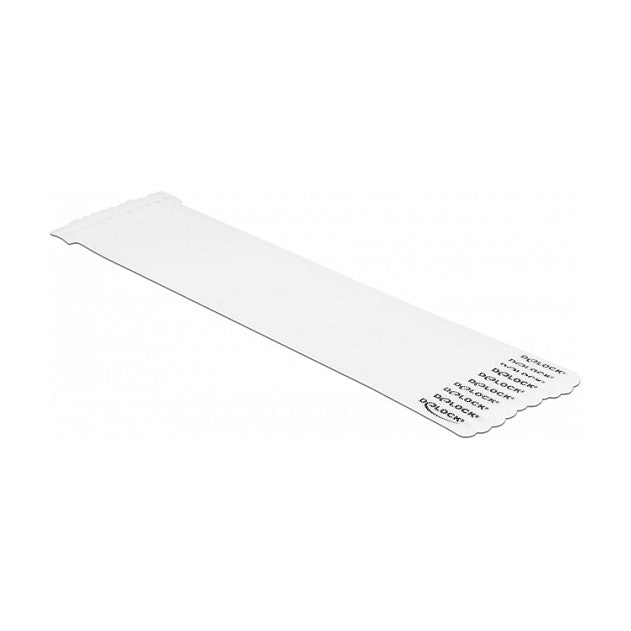 Klett-Kabelbinder L 300 x B 12 mm weiß 10 Stück