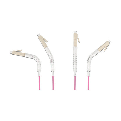 LWL Kabel LC Duplex zu LC Duplex Multimode OM4 winkelbar 5 m
