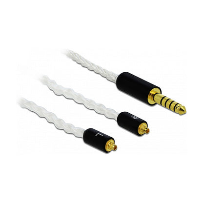 Audio Kabel 4,4 mm 5 Pin Klinkenstecker zu 2 x MMCX Stecker 1,20 m