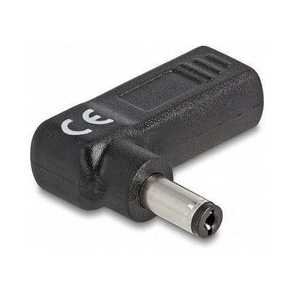 Adapter für Notebook Ladekabel USB Type-C™ Buchse zu 5,5 x 2,1 mm Stecker 90° gewinkelt