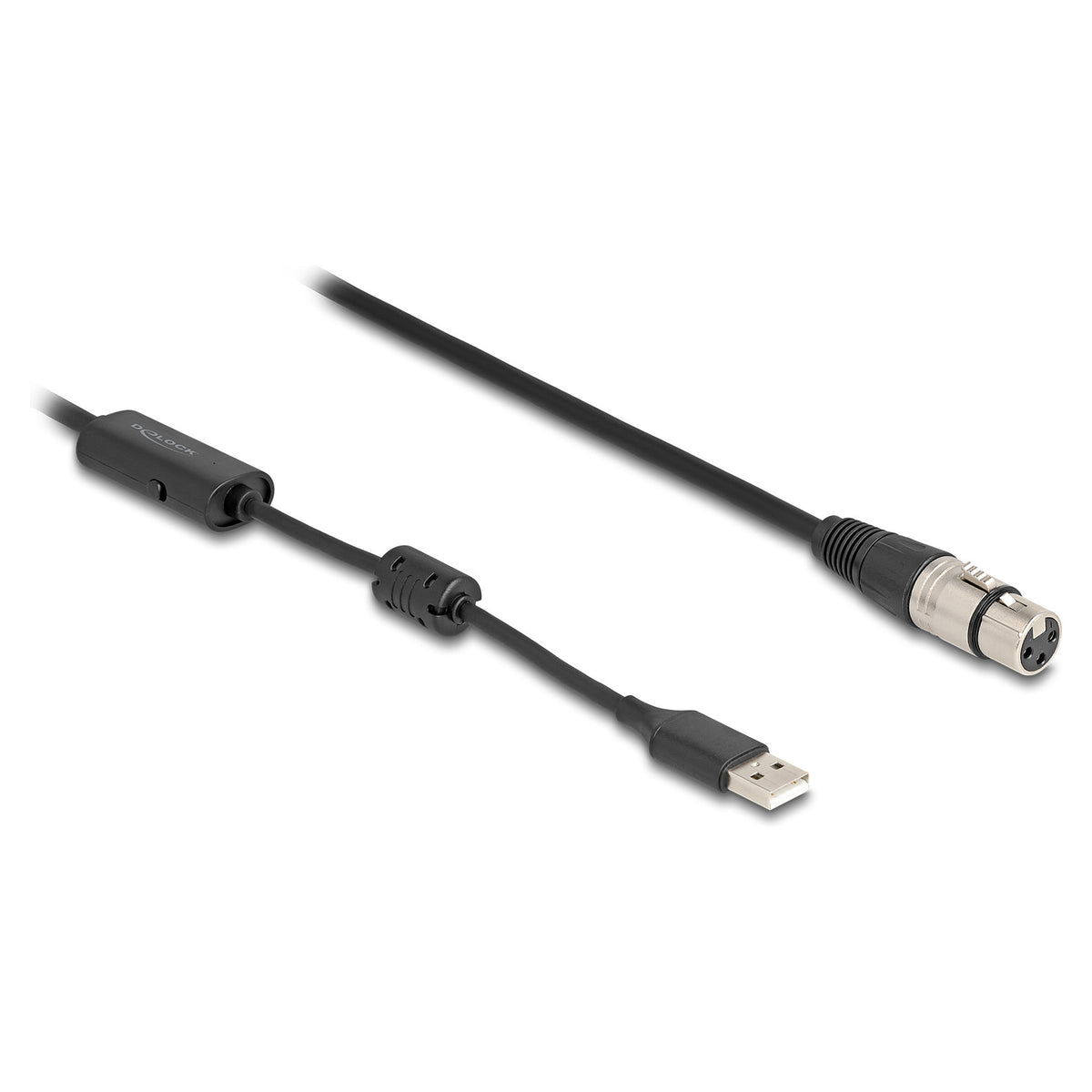 High-Res Audio Konverterkabel XLR 3 Pin zu USB Type-A analog zu digital 3 m