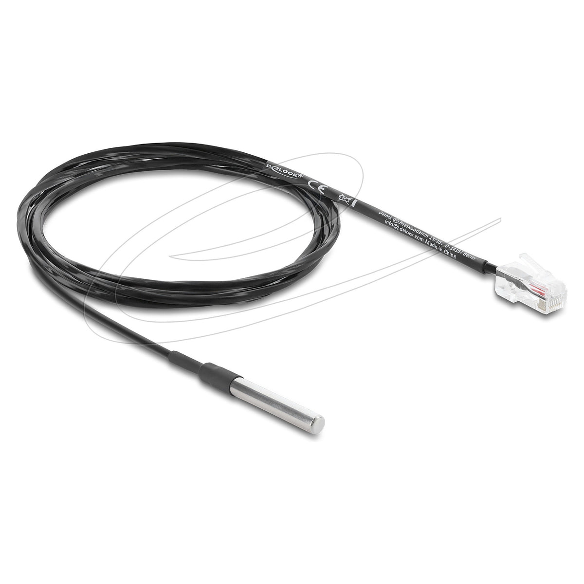 Temperaturfühler-Kabel mit RJ45 Stecker DS18B20 1 m