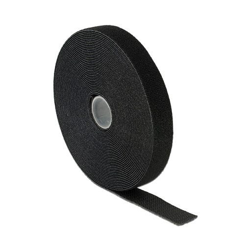 Klettband auf Rolle L 10 m x B 20 mm schwarz