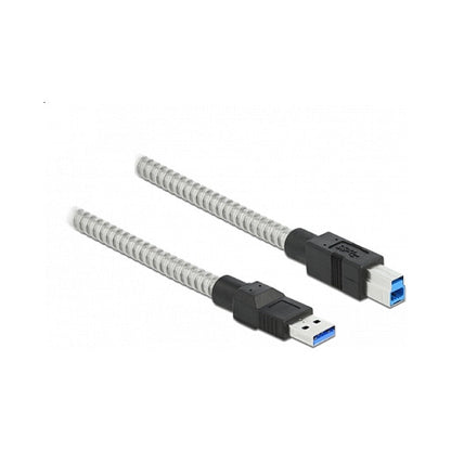 USB 5 Gbps Kabel Typ-A Stecker zu Typ-B Stecker mit Metallmantel 1 m