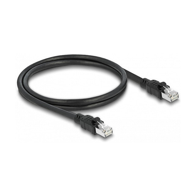 Netzwerkkabel RJ45 Cat.6A F/UTP mit innerem Metallmantel 1 m