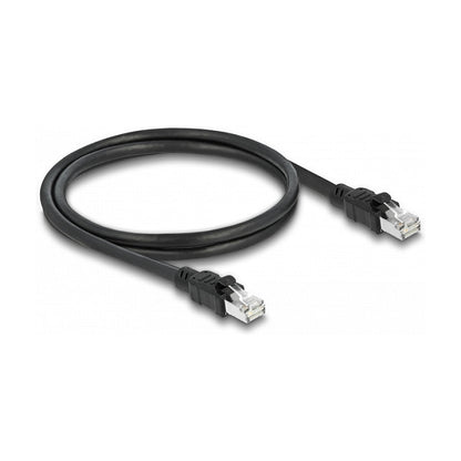 Netzwerkkabel RJ45 Cat.6A F/UTP mit innerem Metallmantel 1 m