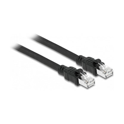 Netzwerkkabel RJ45 Cat.6A F/UTP mit innerem Metallmantel 1 m