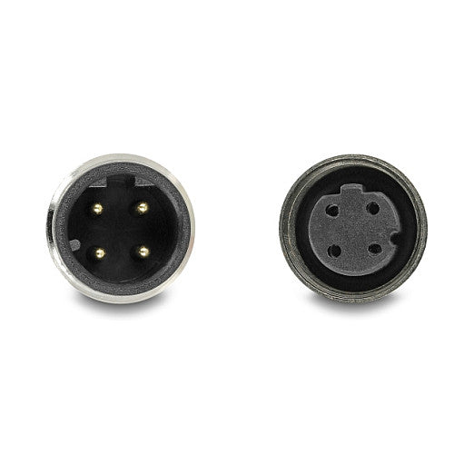 M12 Kabel D-kodiert 4 Pin Stecker zu Buchse PVC 1 m