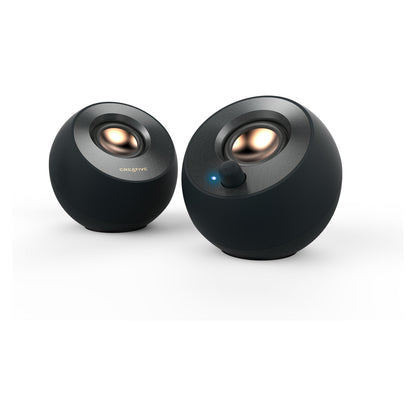Creative Labs Pebble V2 2.0 (schwarz, Klinke, USB-C)