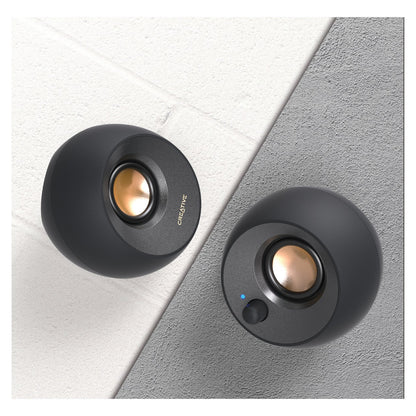 Creative Labs Pebble V2 2.0 (schwarz, Klinke, USB-C)