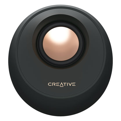 Creative Labs Pebble Pro (schwarz, Klinke, USB-A/C, Bluetooth, Digitalverstrker, RGB-Beleuchtung)