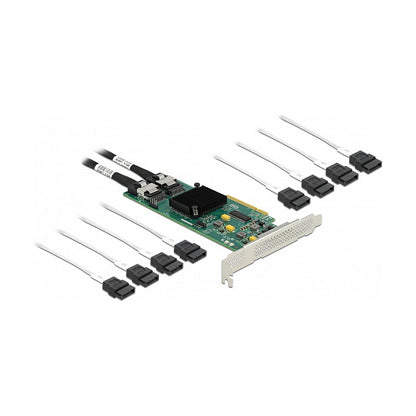 8 Port SATA PCI Express x8 Karte mit Anschlusskabel