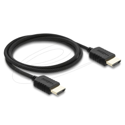 Koaxiales High Speed HDMI Kabel 8K 60 Hz 48 Gbps mit Geflechtmantel 1 m