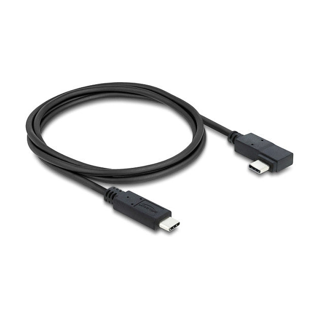Koaxiales USB 40 Gbps Kabel gewinkelt links / rechts USB PD 3.1 240 W 0,5 m