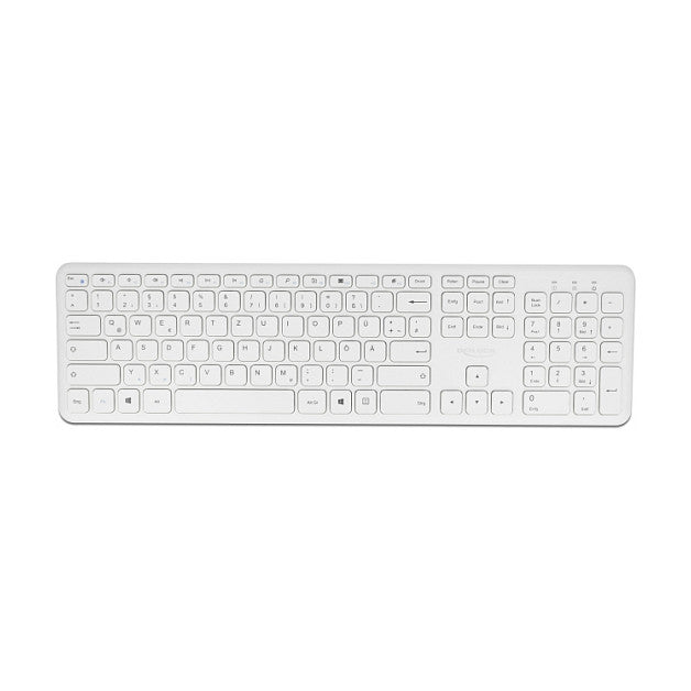 USB Tastatur und Maus Set 2,4 GHz kabellos weiß