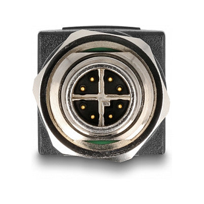 M12 Adapter X-kodiert 8 Pin Stecker zu RJ45 Buchse gerade