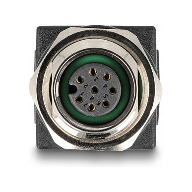 M12 Adapter A-kodiert 8 Pin Buchse zu RJ45 Buchse gerade