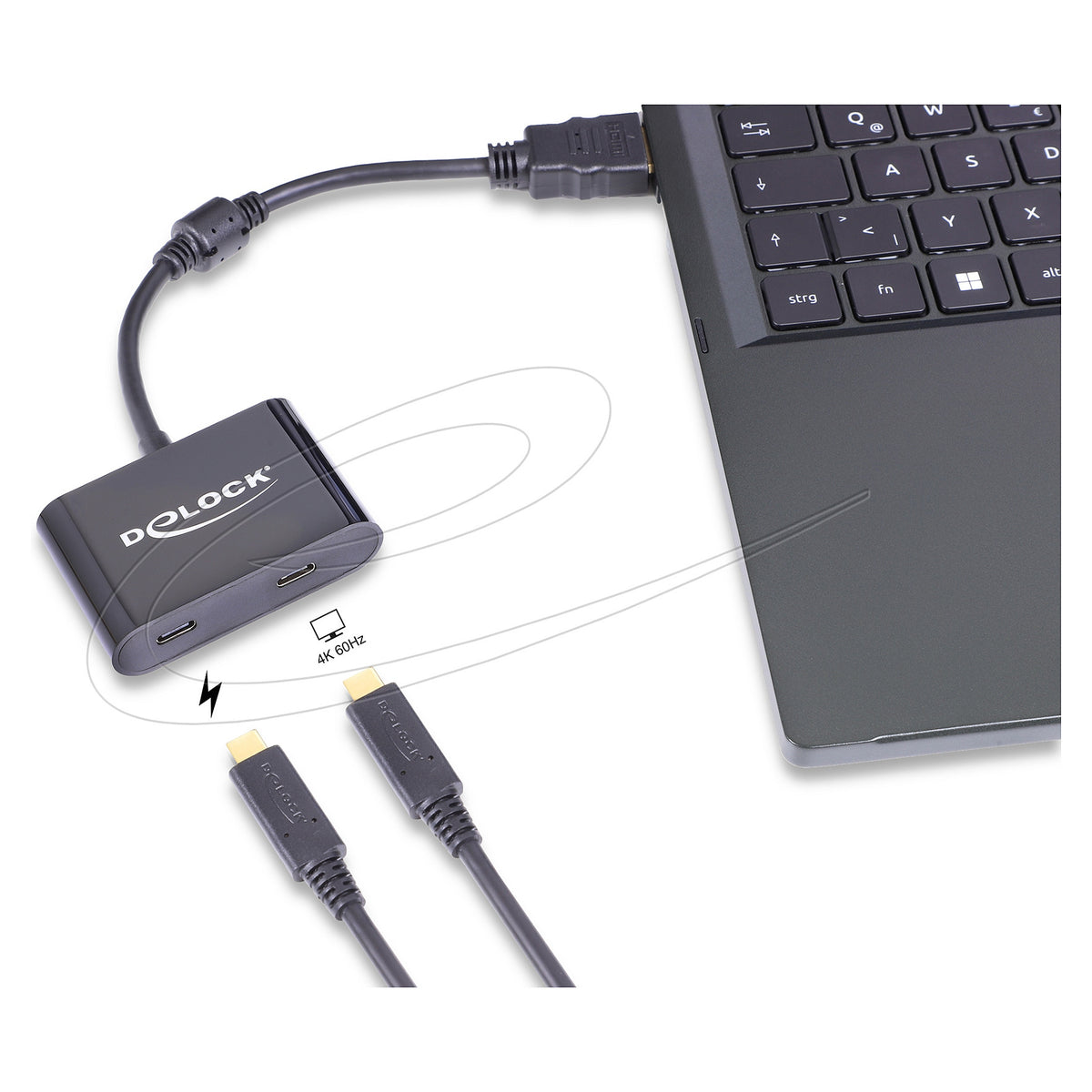 Adapter HDMI Stecker zu USB Type-C™ Buchse (DP Alt Mode) 4K 60 Hz