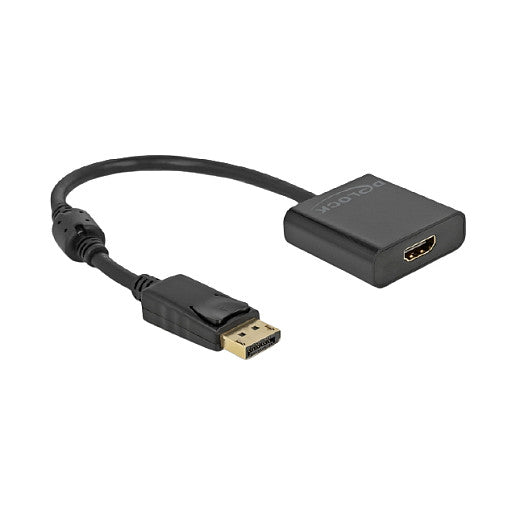 Adapter DisplayPort 1.2 Stecker zu HDMI Buchse 4K Aktiv schwarz