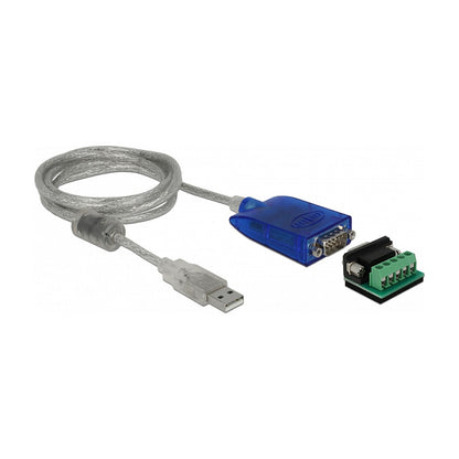 Adapter USB Typ-A zu Seriell RS-422/485 DB9 mit Überspannungsschutz 600 W und erweiterter Temperaturbereich