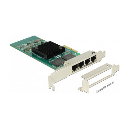 PCI Express x4 Netzwerkkarte Gigabit LAN 4 x RJ45 i350