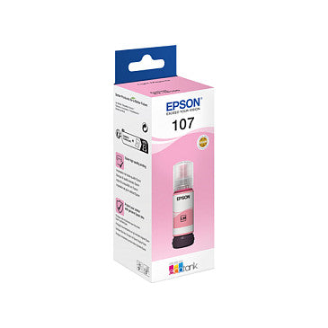 EPSON 1LB 107 EcoTank Light Magenta Ink Bottle