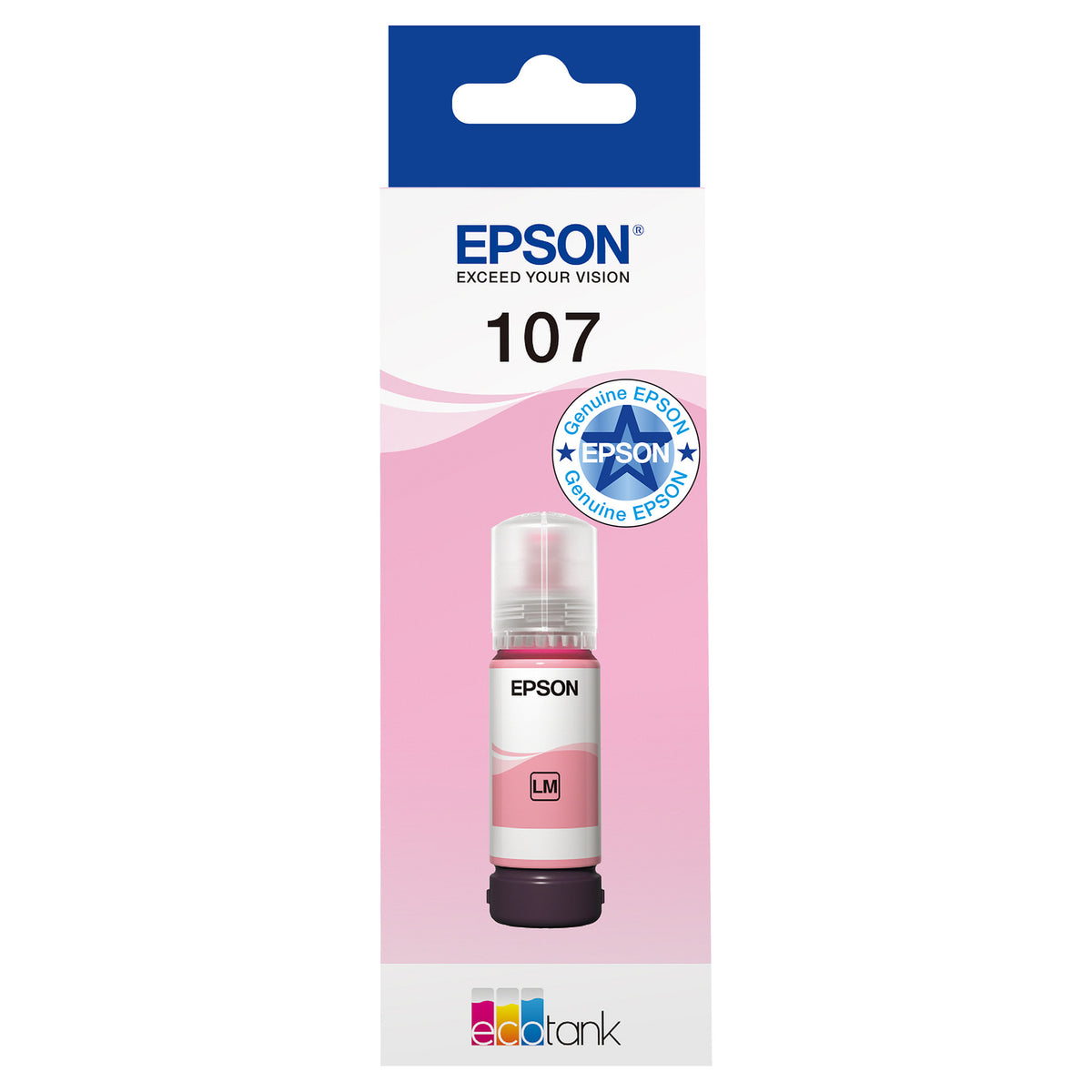EPSON 1LB 107 EcoTank Light Magenta Ink Bottle