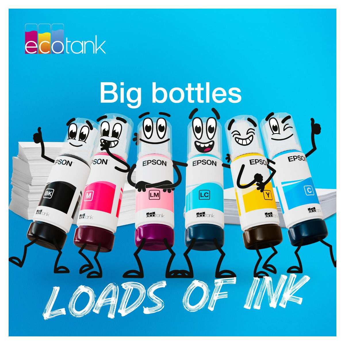 EPSON 1LB 107 EcoTank Light Magenta Ink Bottle