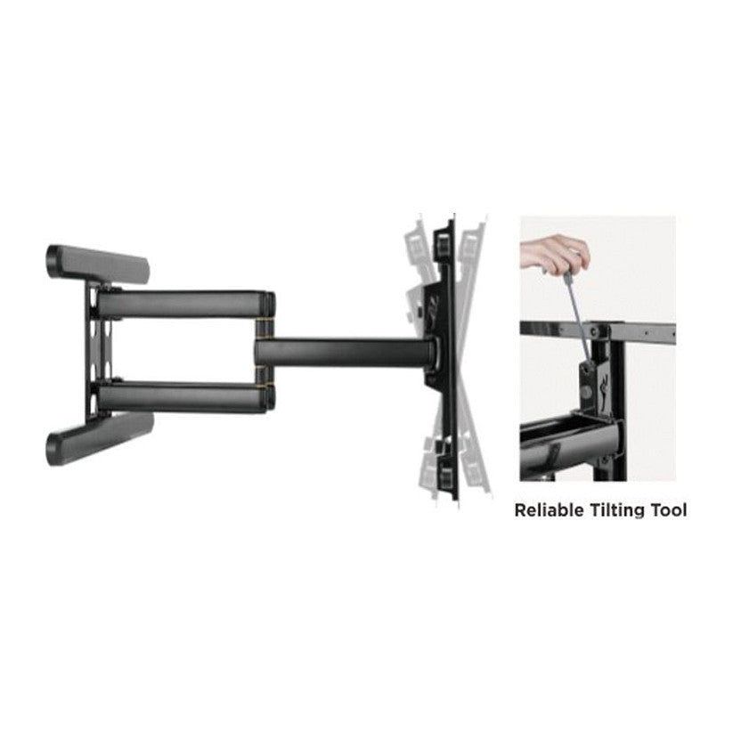 ROLINE PREMIUM TV-Wandhalterung, hoch-flexibel, 37-80 Zoll, bis 70 kg