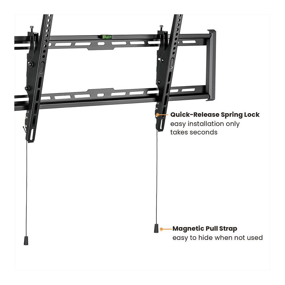 VALUE TV-Wandhalterung, neigbar, 43-90 Zoll, bis 75 kg