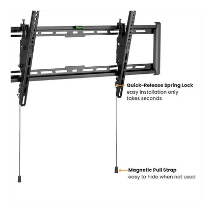 VALUE TV-Wandhalterung, neigbar, 43-90 Zoll, bis 75 kg