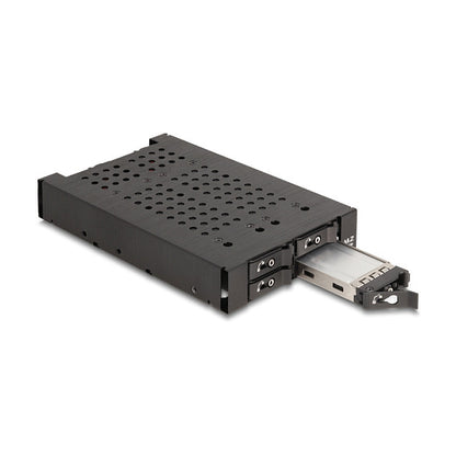3.5" Wechselrahmen für 4 x M.2 NVMe SSD mit Slim SAS SFF-8654 Anschluss