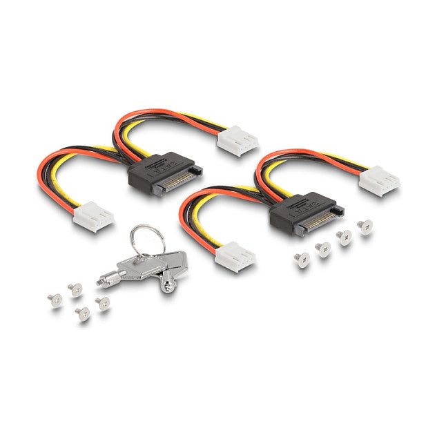 3.5" Wechselrahmen für 4 x M.2 NVMe SSD mit Slim SAS SFF-8654 Anschluss