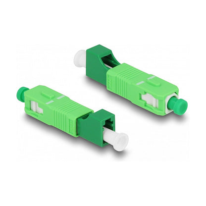 LWL Hybrid Kupplung SC Simplex Stecker zu LC Simplex Buchse grün