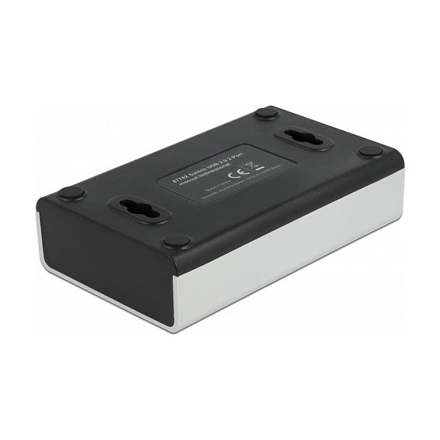 Umschalter USB 2.0 mit 1 x Typ-B Buchse zu 4 x Typ-A Buchse manuell bidirektional