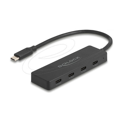 USB 10 Gbps USB Type-C™ Hub mit 4 x USB Type-C™ Buchse schwarz