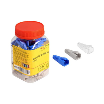 Knickschutztülle für RJ45 Stecker schneidbar 50er Set farbig