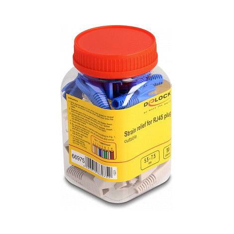 Knickschutztülle für RJ45 Stecker schneidbar 50er Set farbig