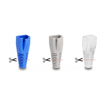 Knickschutztülle für RJ45 Stecker schneidbar 50er Set farbig