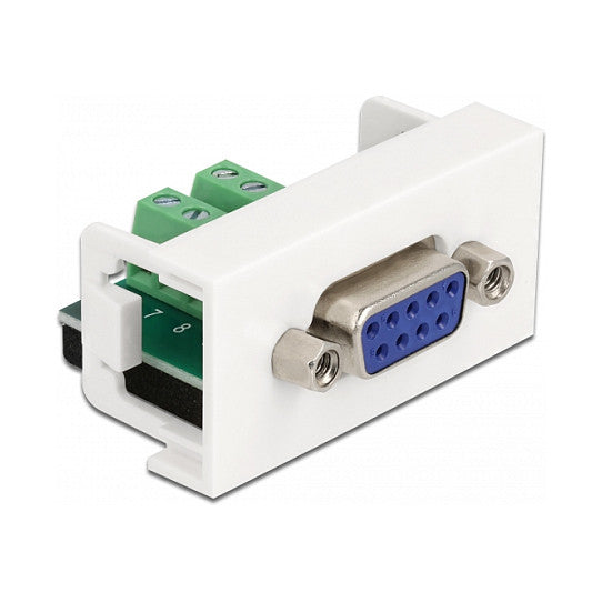 Easy 45 Modul D-Sub 9 Pin Buchse zu 10 Pin Terminalblock 22,5 x 45 mm