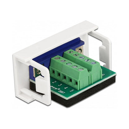 Easy 45 Modul D-Sub 9 Pin Buchse zu 10 Pin Terminalblock 22,5 x 45 mm